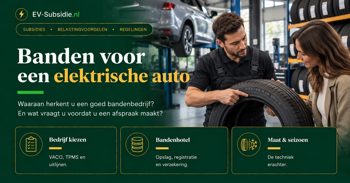 Banden voor een elektrische auto: kiezen, wisselen en opslaan