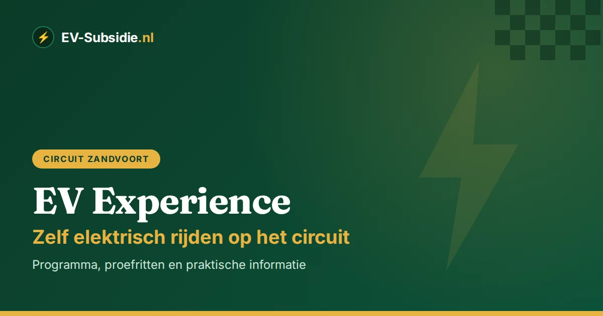 EV Experience op Circuit Zandvoort